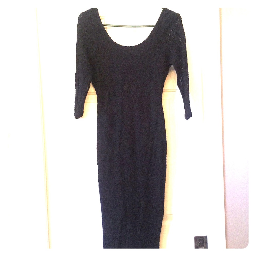 Body Hugging Little Black Dress